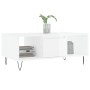 Couchtisch aus Sperrholz glänzend weiß 90x50x36,5 cm von vidaXL, Couchtisch - Ref: Foro24-830590, Preis: 68,03 €, Rabatt: %