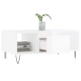 Couchtisch aus Sperrholz glänzend weiß 90x50x36,5 cm von vidaXL, Couchtisch - Ref: Foro24-830590, Preis: 68,03 €, Rabatt: %