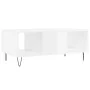 Couchtisch aus Sperrholz glänzend weiß 90x50x36,5 cm von vidaXL, Couchtisch - Ref: Foro24-830590, Preis: 67,19 €, Rabatt: %