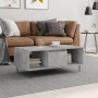 Plywood gray concrete coffee table 90x50x36.5 cm by vidaXL, Coffee table - Ref: Foro24-830592, Price: 61,83 €, Discount: %