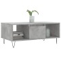 Plywood gray concrete coffee table 90x50x36.5 cm by vidaXL, Coffee table - Ref: Foro24-830592, Price: 61,83 €, Discount: %