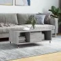 Mesa de centro madera contrachapada gris Sonoma 90x50x36,5 cm de vidaXL, Mesas de centro - Ref: Foro24-830586, Precio: 61,90 ...