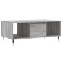 Mesa de centro madera contrachapada gris Sonoma 90x50x36,5 cm de vidaXL, Mesas de centro - Ref: Foro24-830586, Precio: 62,58 ...