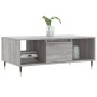 Mesa de centro madera contrachapada gris Sonoma 90x50x36,5 cm de vidaXL, Mesas de centro - Ref: Foro24-830586, Precio: 62,58 ...
