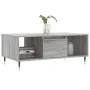 Mesa de centro madera contrachapada gris Sonoma 90x50x36,5 cm de vidaXL, Mesas de centro - Ref: Foro24-830586, Precio: 61,90 ...