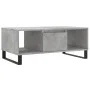 Plywood gray concrete coffee table 90x50x36.5 cm by vidaXL, Coffee table - Ref: Foro24-830600, Price: 61,13 €, Discount: %