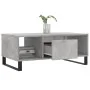 Plywood gray concrete coffee table 90x50x36.5 cm by vidaXL, Coffee table - Ref: Foro24-830600, Price: 61,13 €, Discount: %