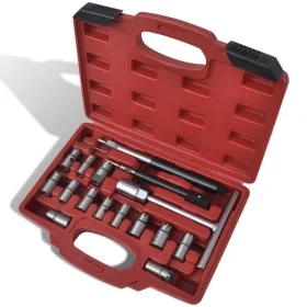 17-teiliger Diesel-Einspritzdüsen-Sitzfräser-Satz von vidaXL, Handwerkzeuge - Ref: Foro24-210282, Preis: 63,34 €, Rabatt: %