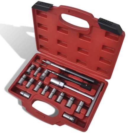 17-teiliger Diesel-Einspritzdüsen-Sitzfräser-Satz von vidaXL, Handwerkzeuge - Ref: Foro24-210282, Preis: 64,43 €, Rabatt: %