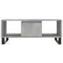 Plywood gray concrete coffee table 90x50x36.5 cm by vidaXL, Coffee table - Ref: Foro24-830600, Price: 61,13 €, Discount: %