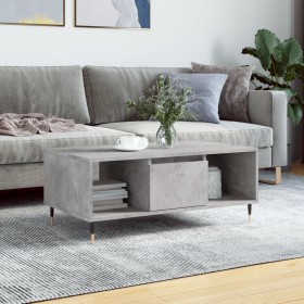 Mesa de centro madera contrachapada gris hormigón 90x50x36,5 cm de vidaXL, Mesas de centro - Ref: Foro24-830584, Precio: 62,1...