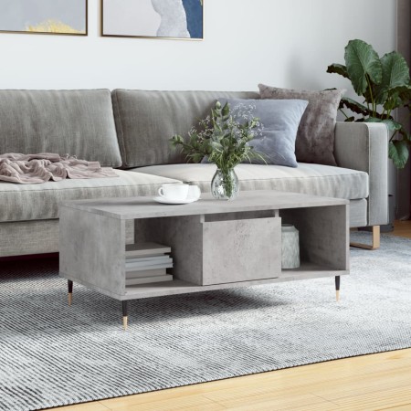 Couchtisch aus grauem Betonsperrholz 90x50x36,5 cm von vidaXL, Couchtisch - Ref: Foro24-830584, Preis: 62,18 €, Rabatt: %