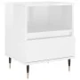 Bedside tables 2 units engineered wood white gloss 40x35x50 cm by vidaXL, Nightstands - Ref: Foro24-830609, Price: 77,39 €, D...