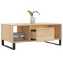 Mesa de centro madera contrachapada roble Sonoma 90x50x36,5 cm de vidaXL, Mesas de centro - Ref: Foro24-830599, Precio: 60,98...