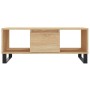 Mesa de centro madera contrachapada roble Sonoma 90x50x36,5 cm de vidaXL, Mesas de centro - Ref: Foro24-830599, Precio: 60,98...