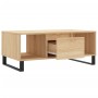 Mesa de centro madera contrachapada roble Sonoma 90x50x36,5 cm de vidaXL, Mesas de centro - Ref: Foro24-830599, Precio: 60,98...