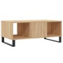 Mesa de centro madera contrachapada roble Sonoma 90x50x36,5 cm de vidaXL, Mesas de centro - Ref: Foro24-830599, Precio: 60,98...