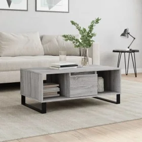 Sonoma Couchtisch aus grauem Sperrholz 90x50x36,5 cm von vidaXL, Couchtisch - Ref: Foro24-830602, Preis: 61,59 €, Rabatt: %