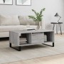 Mesa de centro madera contrachapada gris Sonoma 90x50x36,5 cm