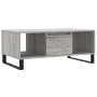 Mesa de centro madera contrachapada gris Sonoma 90x50x36,5 cm de vidaXL, Mesas de centro - Ref: Foro24-830602, Precio: 61,47 ...