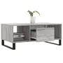 Mesa de centro madera contrachapada gris Sonoma 90x50x36,5 cm de vidaXL, Mesas de centro - Ref: Foro24-830602, Precio: 61,47 ...