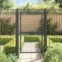 Puerta de jardín de malla de acero galvanizado, 100 x 150 cm