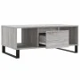 Mesa de centro madera contrachapada gris Sonoma 90x50x36,5 cm de vidaXL, Mesas de centro - Ref: Foro24-830602, Precio: 61,47 ...