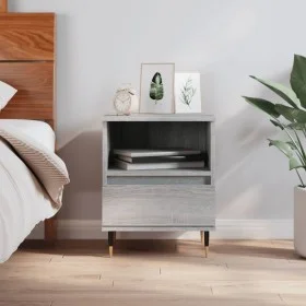 Bedside table made of gray Sonoma engineered wood, 40x35x50 cm. by vidaXL, Nightstands - Ref: Foro24-830616, Price: 41,71 €, ...