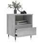 Sonoma Nachttisch aus grauem Holzwerkstoff 40x35x50 cm von vidaXL, Nachttische - Ref: Foro24-830616, Preis: 42,30 €, Rabatt: %