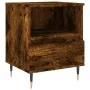 Engineered wood smoked oak bedside table 40x35x50 cm by vidaXL, Nightstands - Ref: Foro24-830614, Price: 40,51 €, Discount: %