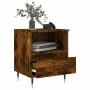 Engineered wood smoked oak bedside table 40x35x50 cm by vidaXL, Nightstands - Ref: Foro24-830614, Price: 40,51 €, Discount: %