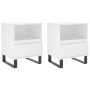 Nachttische 2 Stk. Holzwerkstoff weiß 40x35x50 cm von vidaXL, Nachttische - Ref: Foro24-830637, Preis: 87,41 €, Rabatt: %