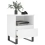 Bedside tables 2 units engineered wood white 40x35x50 cm by vidaXL, Nightstands - Ref: Foro24-830637, Price: 86,29 €, Discoun...