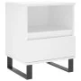 Bedside tables 2 units engineered wood white 40x35x50 cm by vidaXL, Nightstands - Ref: Foro24-830637, Price: 86,29 €, Discoun...