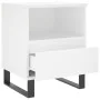 Bedside tables 2 units engineered wood white 40x35x50 cm by vidaXL, Nightstands - Ref: Foro24-830637, Price: 86,29 €, Discoun...