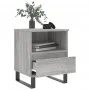 Bedside table 2 units engineered wood gray Sonoma 40x35x50 cm by vidaXL, Nightstands - Ref: Foro24-830649, Price: 82,58 €, Di...