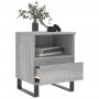 Nachttisch 2 Stk. Holzwerkstoff Sonoma grau 40x35x50 cm von vidaXL, Nachttische - Ref: Foro24-830649, Preis: 83,62 €, Rabatt: %