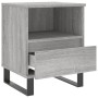Nachttisch 2 Stk. Holzwerkstoff Sonoma grau 40x35x50 cm von vidaXL, Nachttische - Ref: Foro24-830649, Preis: 83,62 €, Rabatt: %