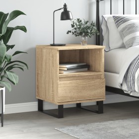 Nachttisch aus Sonoma-Eichenholzwerkstoff, 40 x 35 x 50 cm von vidaXL, Nachttische - Ref: Foro24-830642, Preis: 54,45 €, Raba...