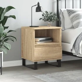 Nachttisch aus Sonoma-Eichenholzwerkstoff, 40 x 35 x 50 cm von vidaXL, Nachttische - Ref: Foro24-830642, Preis: 53,60 €, Raba...