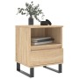 Sonoma oak engineered wood bedside table 40x35x50 cm by vidaXL, Nightstands - Ref: Foro24-830642, Price: 54,45 €, Discount: %