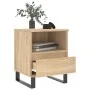Nachttisch aus Sonoma-Eichenholzwerkstoff, 40 x 35 x 50 cm von vidaXL, Nachttische - Ref: Foro24-830642, Preis: 53,58 €, Raba...