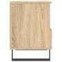 Sonoma oak engineered wood bedside table 40x35x50 cm by vidaXL, Nightstands - Ref: Foro24-830642, Price: 54,45 €, Discount: %