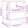 Nachttisch aus Sonoma-Eichenholzwerkstoff, 40 x 35 x 50 cm von vidaXL, Nachttische - Ref: Foro24-830642, Preis: 54,45 €, Raba...