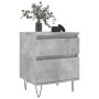 Nachttische 2 Stk. Holzwerkstoff betongrau 40x35x50 cm von vidaXL, Nachttische - Ref: Foro24-830677, Preis: 70,92 €, Rabatt: %