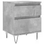 Bedside tables 2 units engineered wood gray concrete 40x35x50 cm by vidaXL, Nightstands - Ref: Foro24-830677, Price: 70,03 €,...
