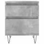 Bedside tables 2 units engineered wood gray concrete 40x35x50 cm by vidaXL, Nightstands - Ref: Foro24-830677, Price: 70,03 €,...