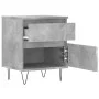 Nachttische 2 Stk. Holzwerkstoff betongrau 40x35x50 cm von vidaXL, Nachttische - Ref: Foro24-830677, Preis: 70,03 €, Rabatt: %