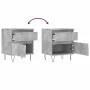 Bedside tables 2 units engineered wood gray concrete 40x35x50 cm by vidaXL, Nightstands - Ref: Foro24-830677, Price: 70,03 €,...
