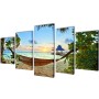 Decorative canvas set for hammock wall 200 x 100 cm by vidaXL, Posters, prints and visual art - Ref: Foro24-241563, Price: 47...